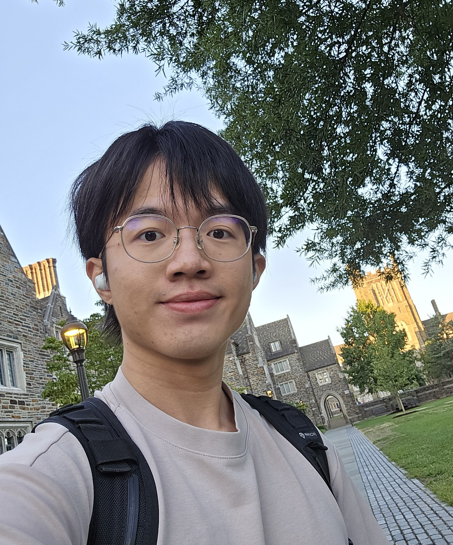 Neil Lu on Duke's campus